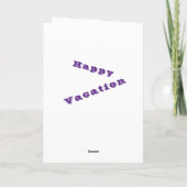 ハッピーバケーションカードレイクサンセリラックスット カード (裏面)