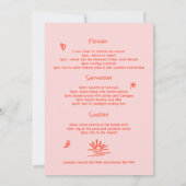 ハッピーバチェロレッテ・サンとスプリッツの招待状 招待状 (裏面)