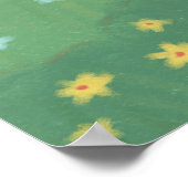 ハッピーバニーとニンジンの森 ポスター (角)