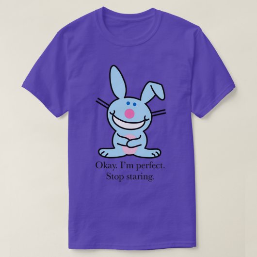 ハッピーバニー Tシャツ (デザイン正面)
