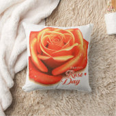 「ハッピーバラデー2025 🌹 | 恋に咲き始める クッション (ブランケット)