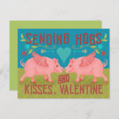 ハッピーバレおもしろいンタインデイ·ブッツ·プン·キッズ教室 シーズンポストカード (正面/裏面)