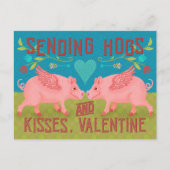 ハッピーバレおもしろいンタインデイ·ブッツ·プン·キッズ教室 シーズンポストカード (正面)