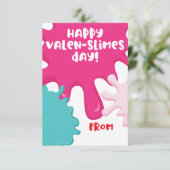 ハッピーバレンスリムの日！バレンタインデーのカード サンキューカード (スタンド正面)