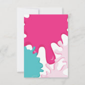 ハッピーバレンスリムの日！バレンタインデーのカード サンキューカード (裏面)