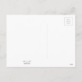 ハッピーバレンタインと赤いハート シーズンポストカード (裏面)