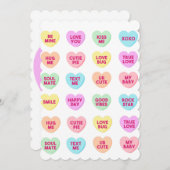 ハッピーバレンタインカード シーズンカード (正面/裏面)