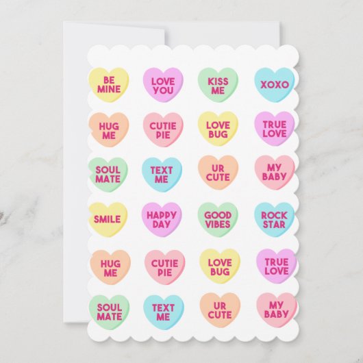 ハッピーバレンタインカード シーズンカード (正面)