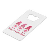 ハッピーバレンタイングノーミスリー格言 クレジットカード栓抜き (裏面アングル)