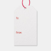 ハッピーバレンタインデイグリッシュブルドッグ ギフトタグ (裏面)