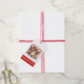 ハッピーバレンタインデイグリッシュブルドッグ ギフトタグ (より糸付き)