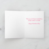 ハッピーバレンタインデンスサンピンクハート シーズンカード (内部)