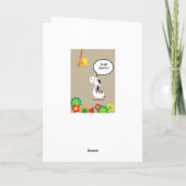 ハッピーバレンタインデーかわいいゼブラとキリン シーズンカード (裏面)