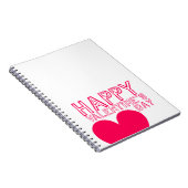 ハッピーバレンタインデーかわいいタイプノートブック ノートブック (右側)