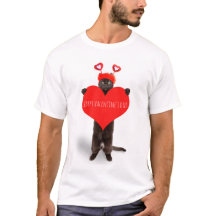 ハッピーバレンタインデーかわいい猫の飼いハート