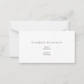 ハッピーバレンタインデーきらびやかなピンクのハート ノートカード (裏面)