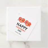 ハッピーバレンタインデーとベビーハート友達 フェイバータグ (インサイチュ)