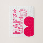 ハッピーバレンタインデーのかわいいパズル ジグソーパズル (縦)