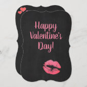 ハッピーバレンタインデーのキス💕 シーズンカード (正面/裏面)