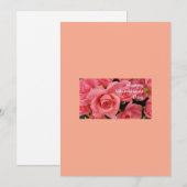 ハッピーバレンタインデーのグリーティングカード シーズンカード (正面/裏面)