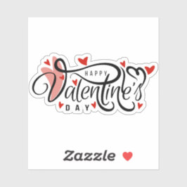 ハッピーバレンタインデーのシール シール