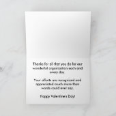 ハッピーバレンタインデーのナース シーズンカード (内部)