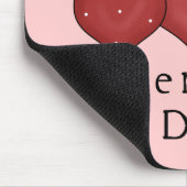 ハッピーバレンタインデーのハートD7のマウスパッド マウスパッド (コーナー)