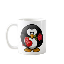 ハッピーバレンタインデーのペンギン