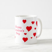 ハッピーバレンタインデーのマグカスタマイズ可能な00152 コーヒーマグカップ (正面右)