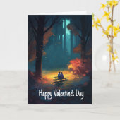 ハッピーバレンタインデーの世界を空にする カード (黄色い花)