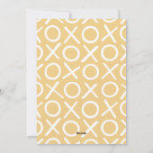 ハッピーバレンタインデーの写真 黄色 モダン シーズンカード (裏面)