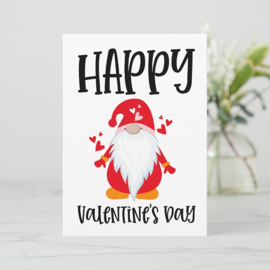 ハッピーバレンタインデーの小人 シーズンカード (スタンド正面)
