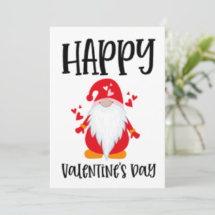 ハッピーバレンタインデーの小人 シーズンカード