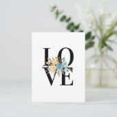 ハッピーバレンタインデーの恋人ファッション シーズンポストカード (スタンド正面)