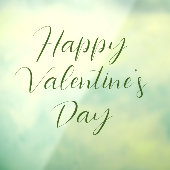 ハッピーバレンタインデーの窓用シール ウィンドウサイン (シート3)