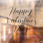 ハッピーバレンタインデーの窓用ステッカー ウィンドウサイン (シート2)