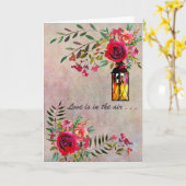 ハッピーバレンタインデーの素晴らしい花カード2 カード (黄色い花)