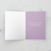 ハッピーバレンタインデーの花の花束 カード (内部)