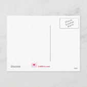 ハッピーバレンタインデーの郵便はがき シーズンポストカード (裏面)