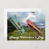 ハッピーバレンタインデーはがき シーズンポストカード (正面/裏面)