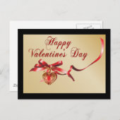 ハッピーバレンタインデーはがき シーズンポストカード (正面/裏面)
