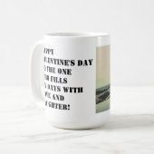 ハッピーバレンタインデーウィッシュカップル コーヒーマグカップ (正面左)