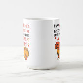 ハッピーバレンタインデーウィナーおもしろいダシュンドッグ コーヒーマグカップ (中央)