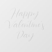 ハッピーバレンタインデーウィンドウの固定 ウィンドウサイン (シート)