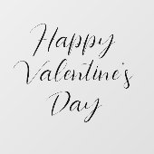 ハッピーバレンタインデーウィンドウの固定 ウィンドウサイン (シート)