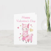 ハッピーバレンタインデーウォーターカラーラマ シーズンカード (正面)