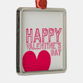 ハッピーバレンタインデーオーナメント メタルオーナメント (右)