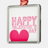 ハッピーバレンタインデーオーナメント メタルオーナメント (左)