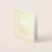 ハッピーバレンタインデーカスタマイズ 箔カード (正面)