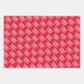 ハッピーバレンタインデーカスタム ラッピングペーパーシート (正面)